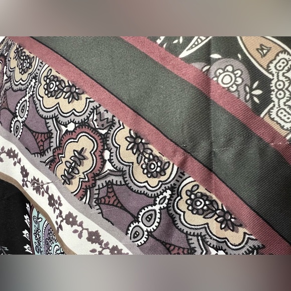 Vince Camuto Square Scarf Polyester Multicolor Persian Bazaar Accessory - Picture 5 of 13